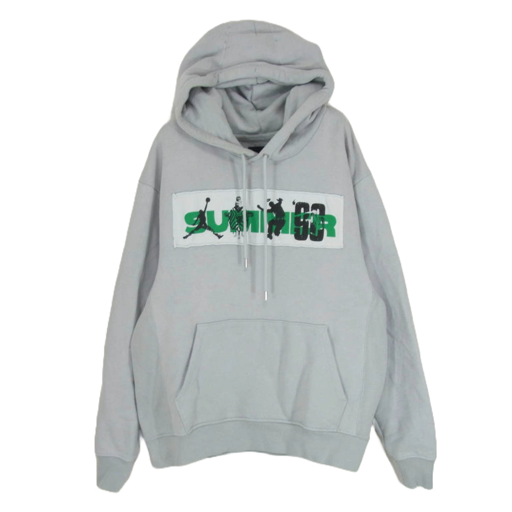 NIKE ナイキ × UNION × BEPHIES BEAUTY SUPPLY M J UNBBS FLC HOODIE  ユニオン ベフィーズビューティーサプライ パーカー グレー系 M【中古】