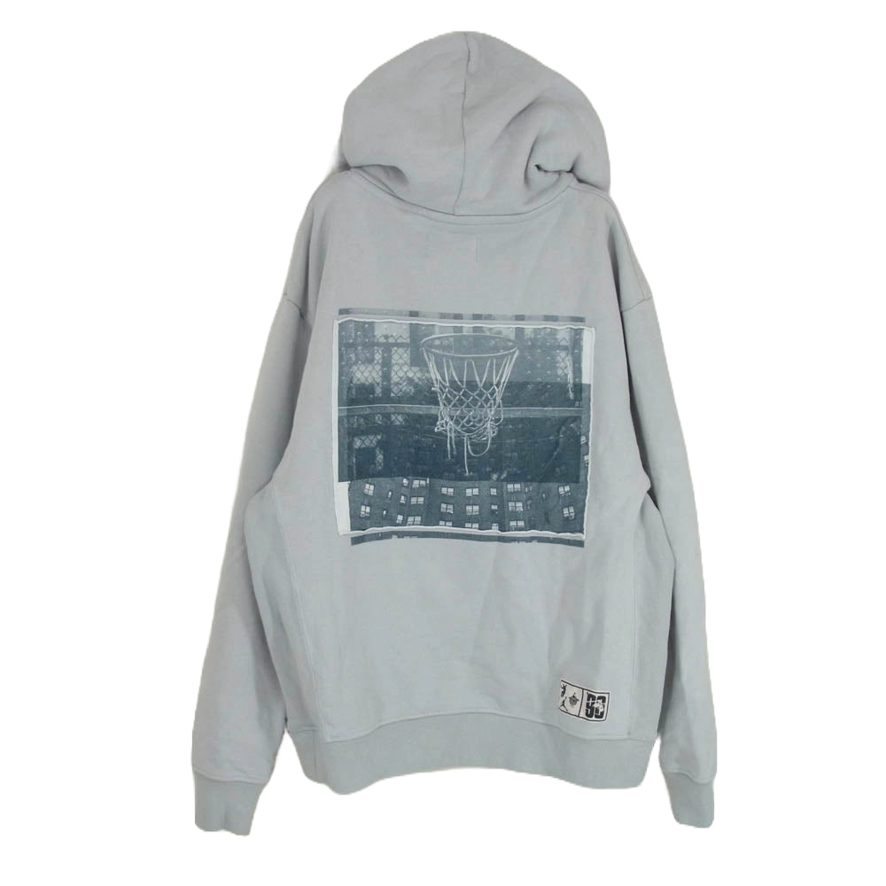 NIKE ナイキ × UNION × BEPHIES BEAUTY SUPPLY M J UNBBS FLC HOODIE  ユニオン ベフィーズビューティーサプライ パーカー グレー系 M【中古】