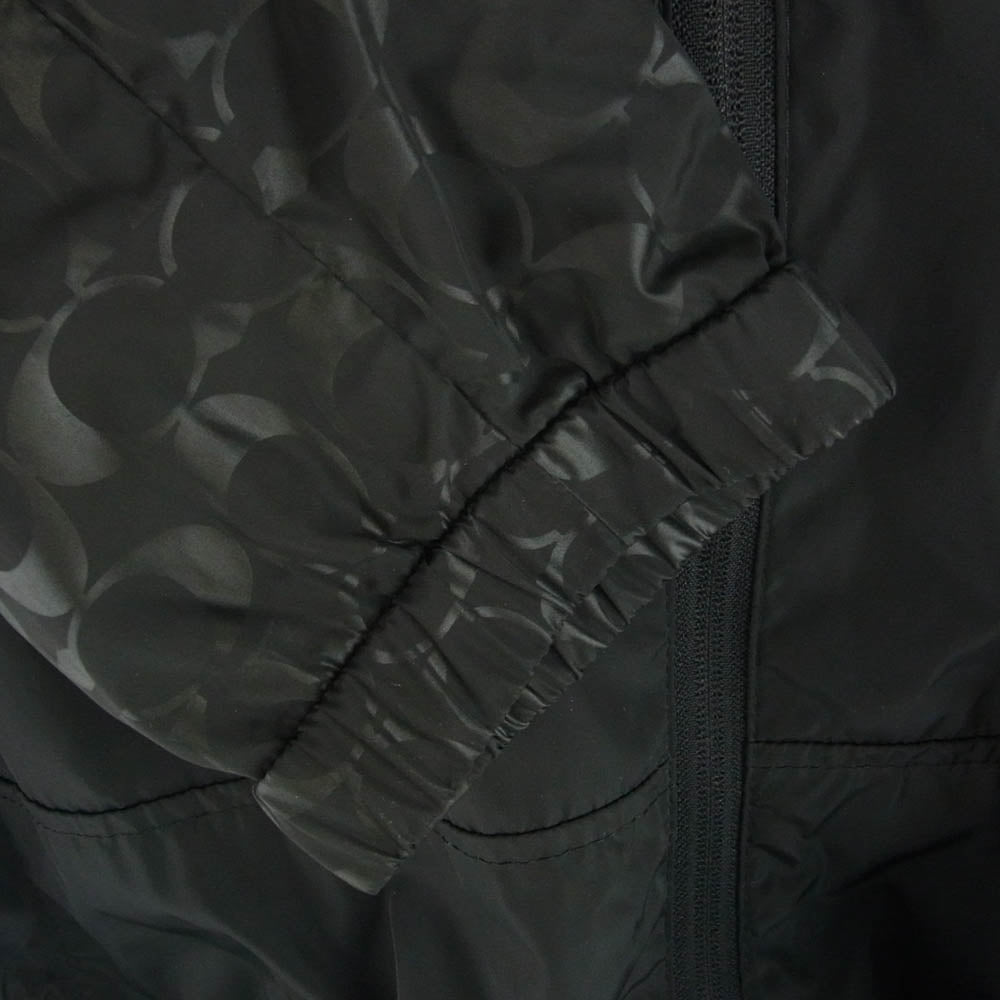 COACH コーチ C8104 SIGNATURE WINDBREAKER シグネチャー ウィンド ブレーカー ナイロン ジャケット ブラック系 L【中古】