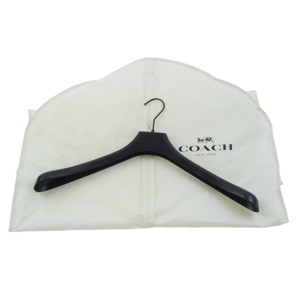 COACH コーチ C8104 SIGNATURE WINDBREAKER シグネチャー ウィンド ブレーカー ナイロン ジャケット ブラック系 L【中古】