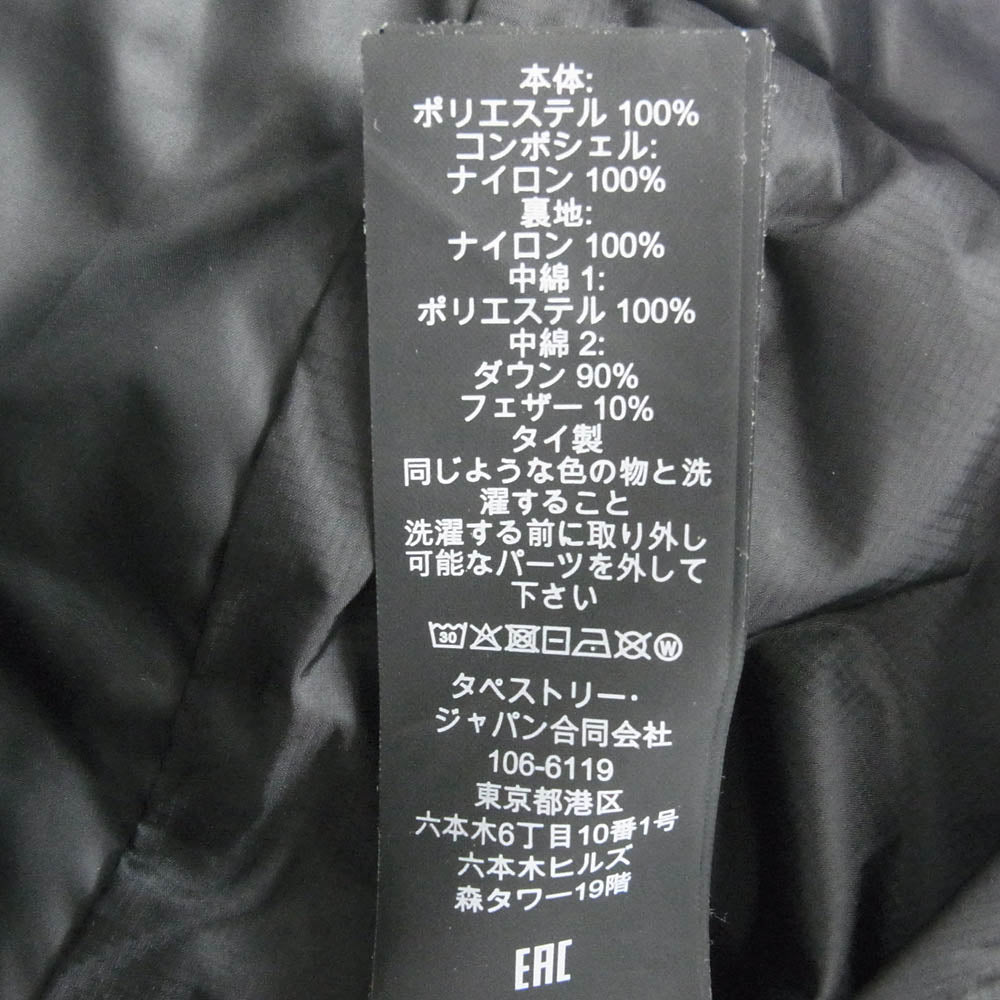 新春特価4日まで コーチ ダウンジャケット ラバーロゴ＆止水ジップ軽量未使用級 COACH コーチ 3094 down jacket 止水ジップ ダウン ジャケット