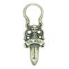 CHROME HEARTS クロムハーツ（原本無） ダガー ジップ チャーム ペンダントトップ シルバー系【中古】