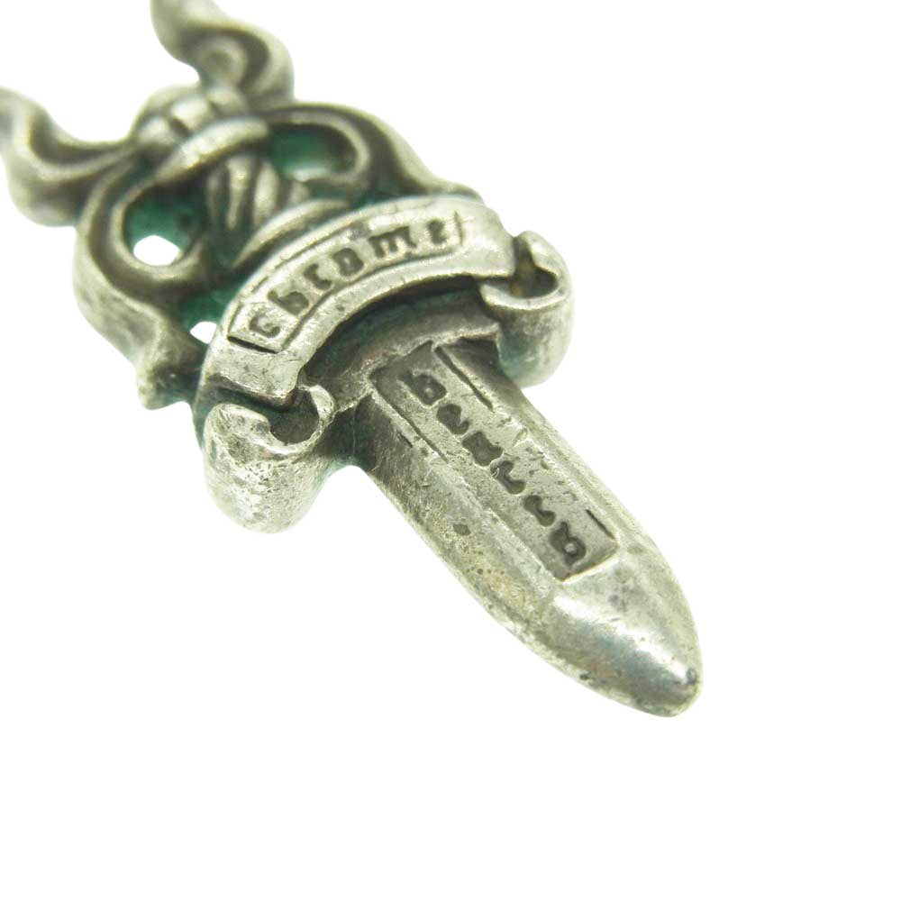 CHROME HEARTS クロムハーツ（原本無） ダガー ジップ チャーム ペンダントトップ シルバー系【中古】