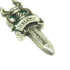 CHROME HEARTS クロムハーツ（原本無） ダガー ジップ チャーム ペンダントトップ シルバー系【中古】