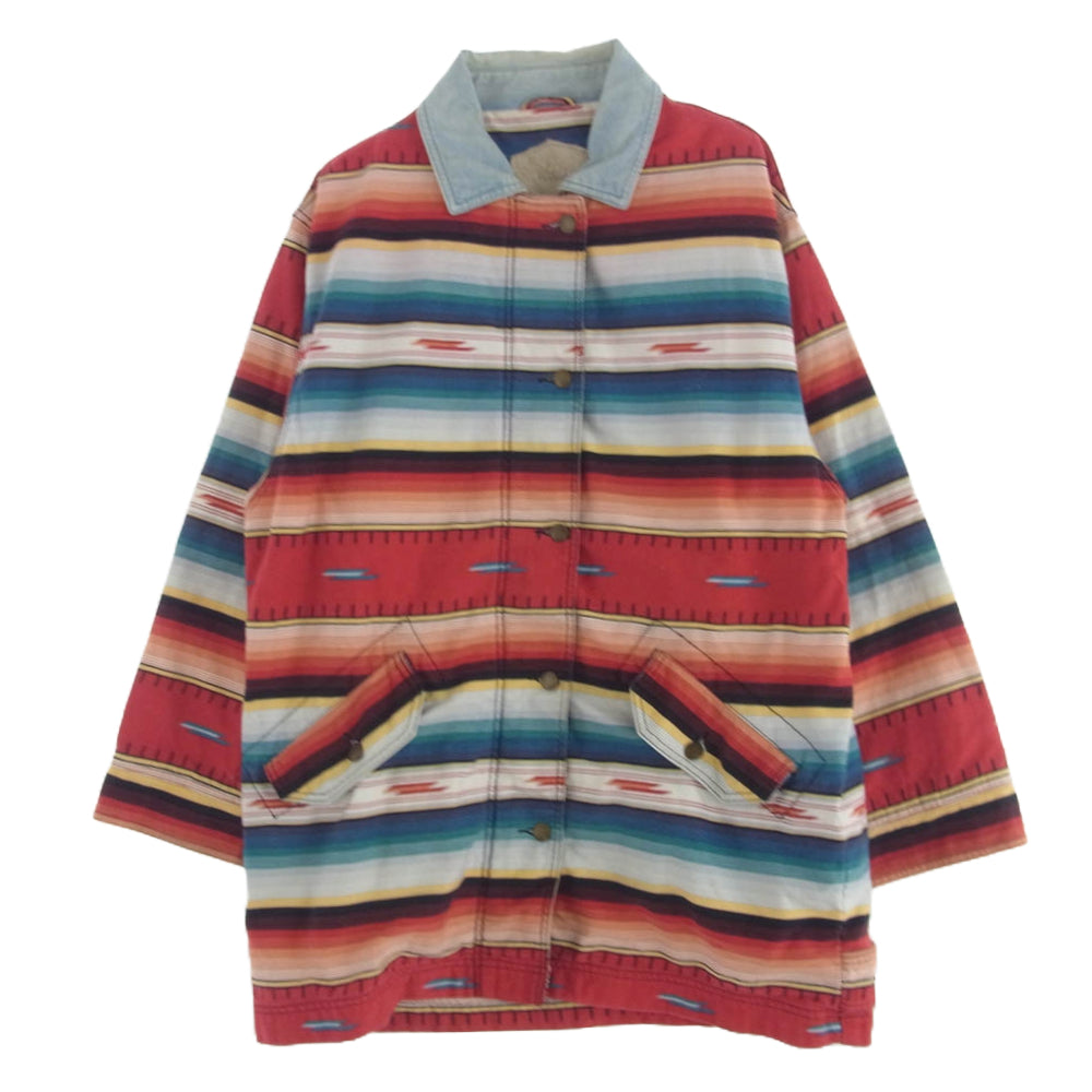 WOOLRICH ウールリッチ レディース ネイティブ チマヨ柄 ジャケット マルチカラー系 L【中古】