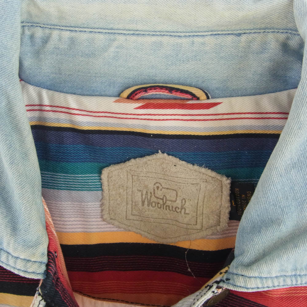 WOOLRICH ウールリッチ レディース ネイティブ チマヨ柄 ジャケット マルチカラー系 L【中古】