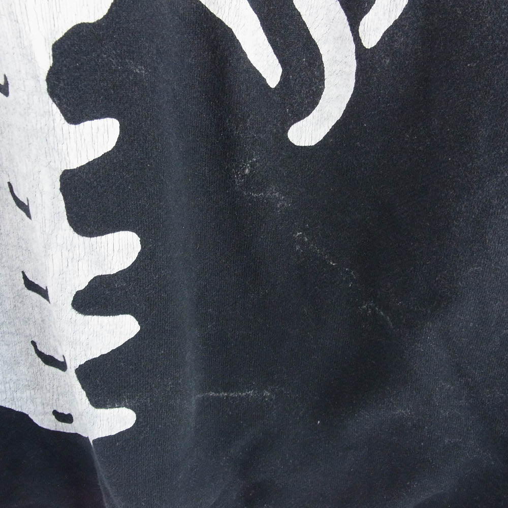 KAPITAL キャピタル BIG CREW SWEAT BONE 骨 プリント スウェット グレー系 ブラック系 F【中古】