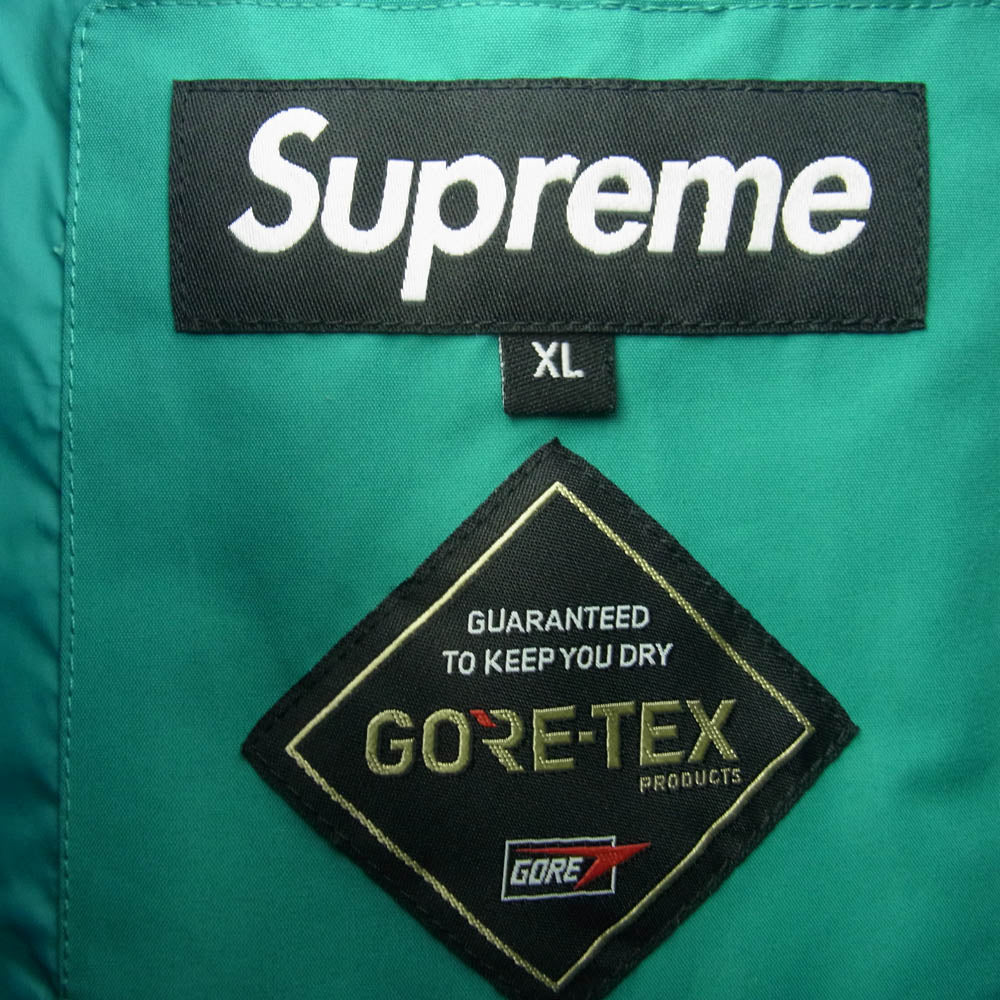 Supreme シュプリーム 19AW GORE-TEX Overcoat ゴアテックス オーバーコート ステンカラー コート エメラルドグリーン系 XL【中古】