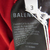 BALENCIAGA バレンシアガ 23SS 712398 TNVA6 × adidas アディダス ロゴ プリント オーバーサイズ 半袖 Tシャツ レッド系 3【新古品】【未使用】【中古】