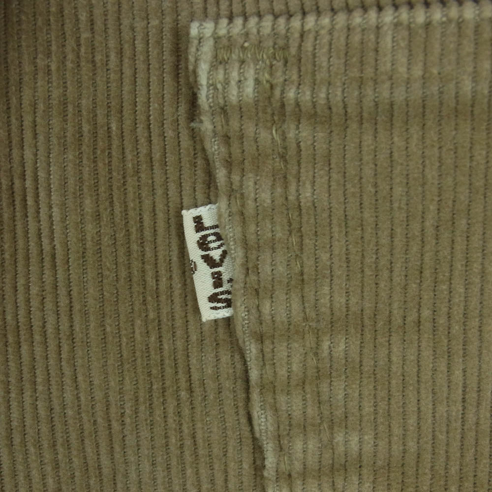 Levi's リーバイス 80s USA製 519 ボタン裏刻印536 42TALON コーデュロイ パンツ グレイッシュブラウン系 W33【中古】