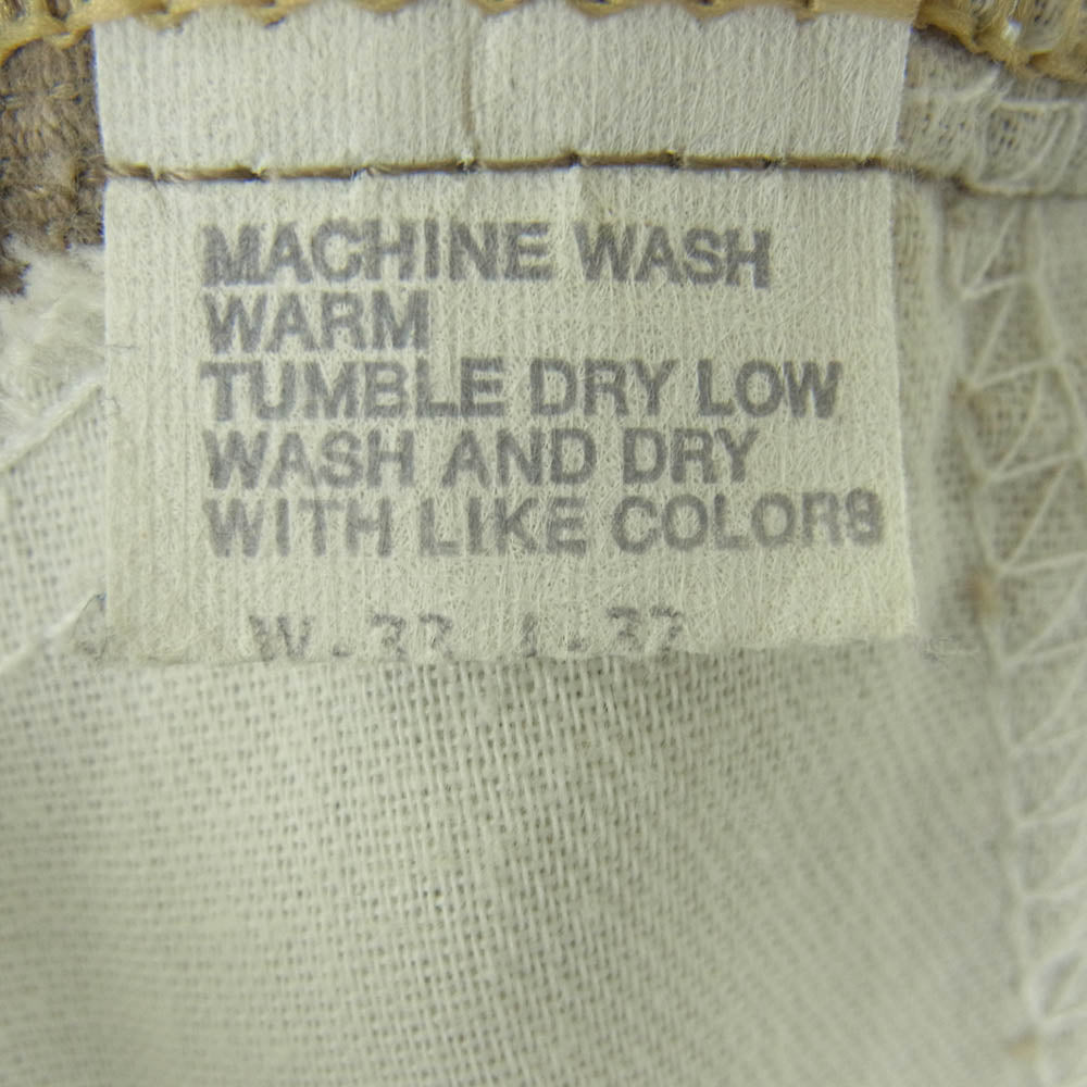 Levi's リーバイス 80s USA製 519 ボタン裏刻印536 42TALON コーデュロイ パンツ グレイッシュブラウン系 W33【中古】