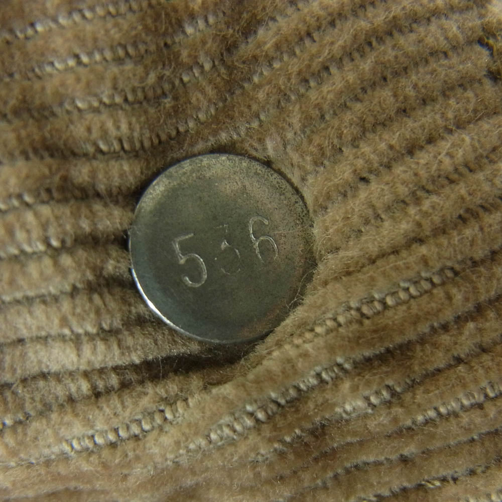 Levi's リーバイス 80s USA製 519 ボタン裏刻印536 42TALON コーデュロイ パンツ グレイッシュブラウン系 W33【中古】