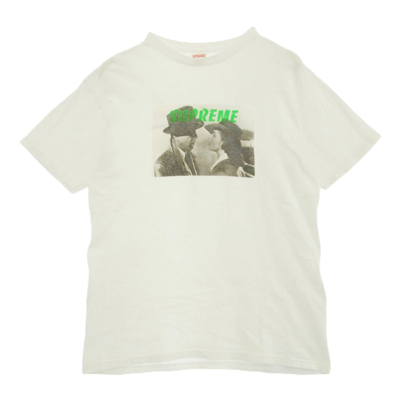 Supreme シュプリーム 12ss Bogey Tee 半袖 フォト Tシャツ カットソー ホワイト系 L【中古】