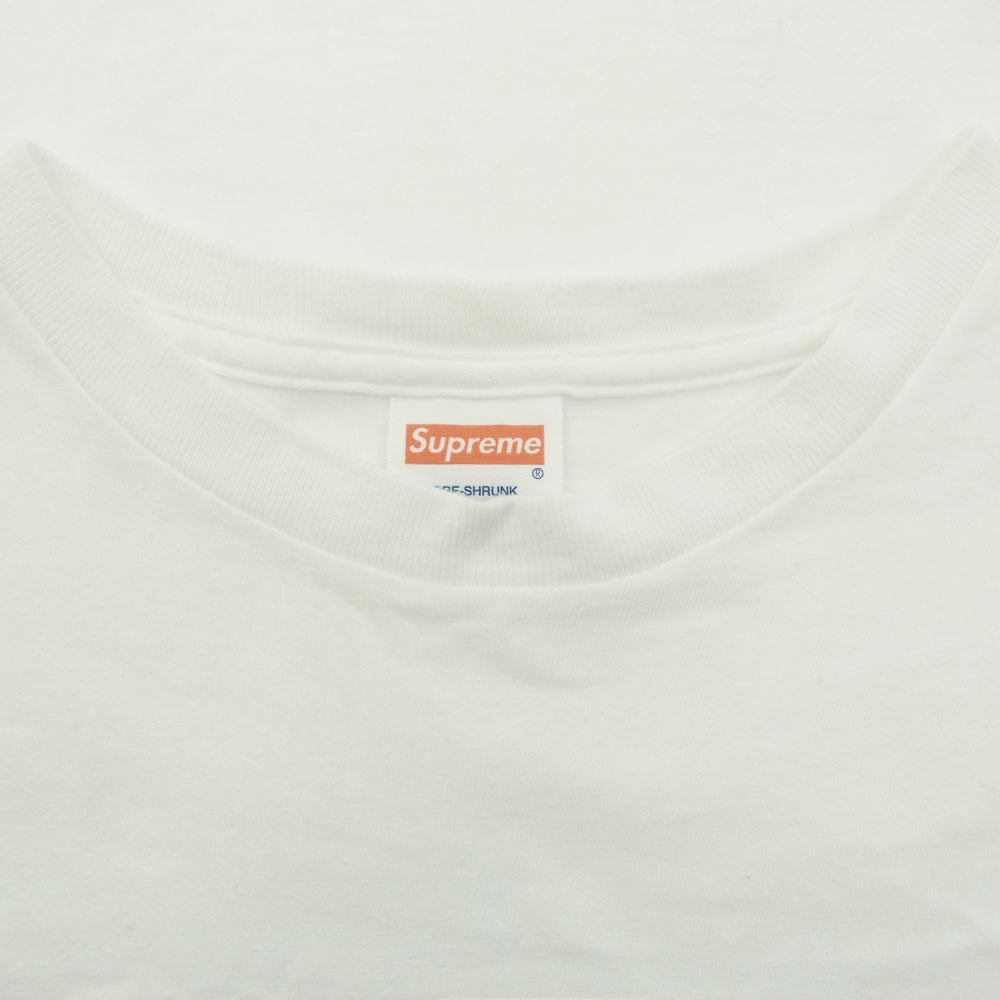 Supreme シュプリーム 12ss Bogey Tee 半袖 フォト Tシャツ カットソー ホワイト系 L【中古】