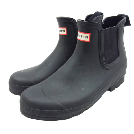 HUNTER ハンター チェルシー レイン ブーツ ブラック系 EU43【中古】