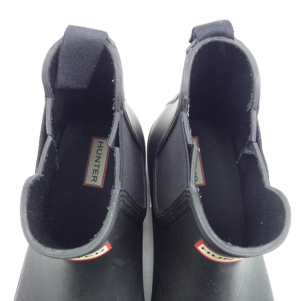 HUNTER ハンター チェルシー レイン ブーツ ブラック系 EU43【中古】