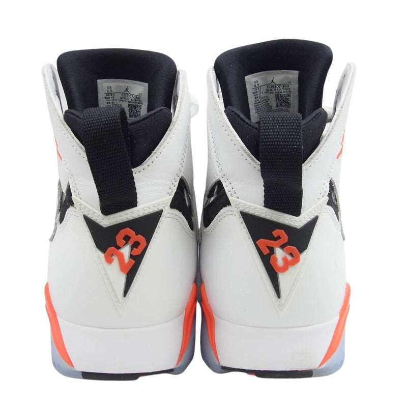 NIKE ナイキ CU9307-160 AIR JORDAN 7 RETRO White Infrared エアジョーダン7 ホワイト インフラレッド スニーカー ホワイト系 27.5cm【中古】