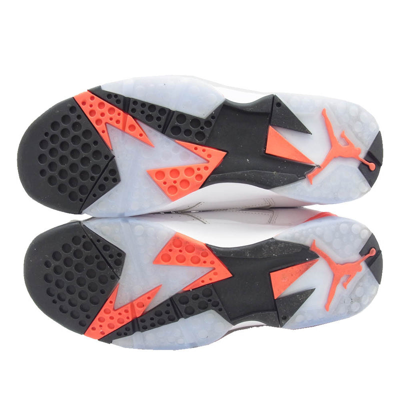 NIKE ナイキ CU9307-160 AIR JORDAN 7 RETRO White Infrared エアジョーダン7 ホワイト インフラレッド スニーカー ホワイト系 27.5cm【中古】