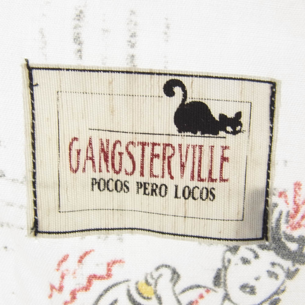 GANGSTERVILLE ギャングスタービル gsv-13-ss-15 総柄 プリント 長袖 シャツ マルチカラー系 S【中古】