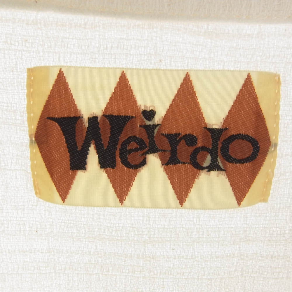 WEIRDO ウィアード wrd-13-aw-20 胸刺繍 長袖 シャツ オフホワイト系 S【中古】