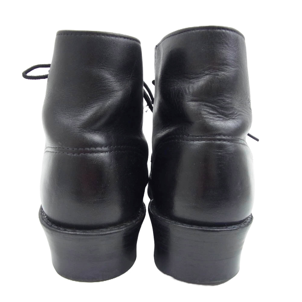 RED WING レッドウィング 8166 【訳有】 Classic Round カスタム プレーントゥ ブーツ ブラック系 26cm【中古】