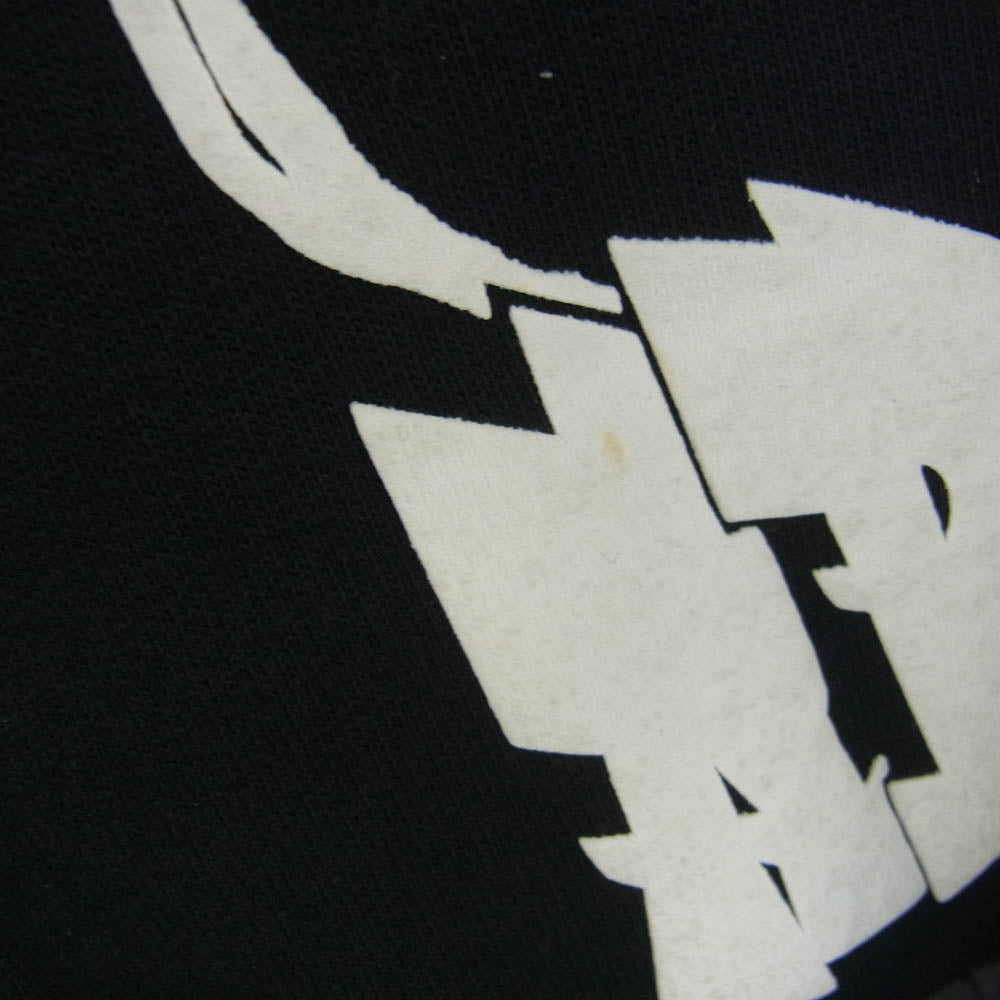 A BATHING APE アベイシングエイプ AAPSWM3952XXJ AAPE SWEAT STADIUM JACKET スウェット スタジャン ブラック グレー L ブラック系 L【中古】