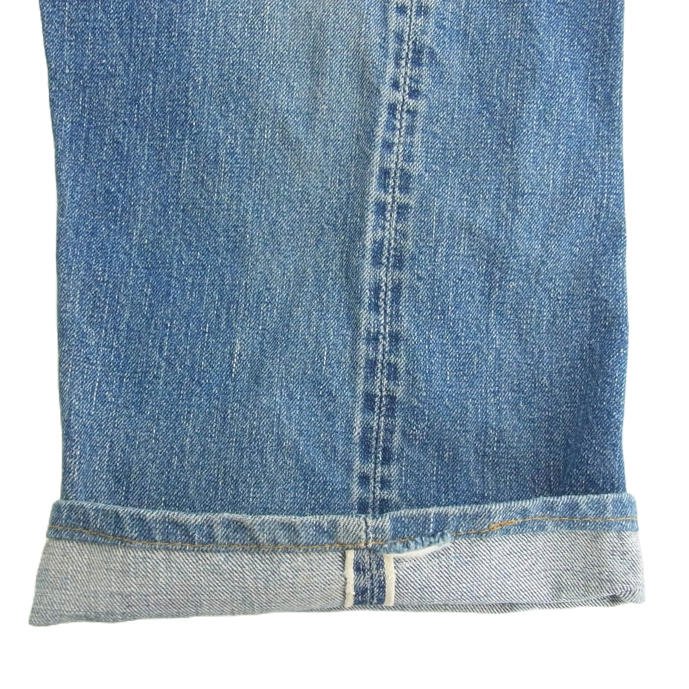 Levi's リーバイス 【難有】ヴィンテージ オリジナル 501xx 紙パッチ センターオフセット 刻印無し インディゴブルー系 サイズ不明【中古】