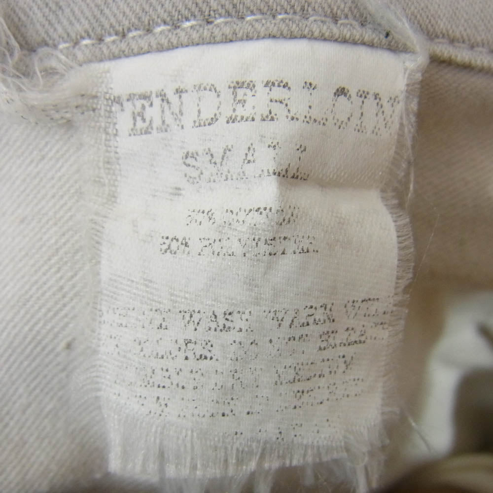 TENDERLOIN テンダーロイン T-BDP チノ ワーク パンツ TALON 42 ZIP ベージュ系 ブラウン系 S【中古】