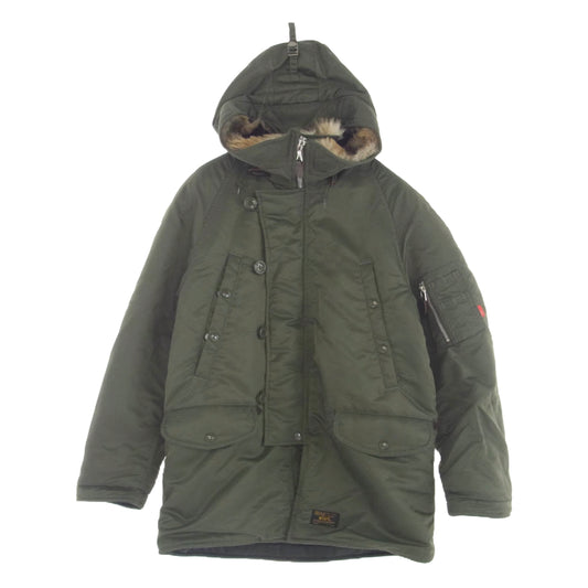 WTAPS ダブルタップス 16AW 162GWVDT-JKM05 N-3B JACKET.NYLON TWILL ミリタリー フライト ナイロン ジャケット オリーブ M カーキ系 M【中古】