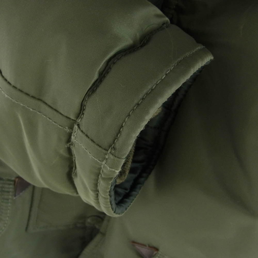 WTAPS ダブルタップス 16AW 162GWVDT-JKM05 N-3B JACKET.NYLON TWILL ミリタリー フライト ナイロン ジャケット オリーブ M カーキ系 M【中古】