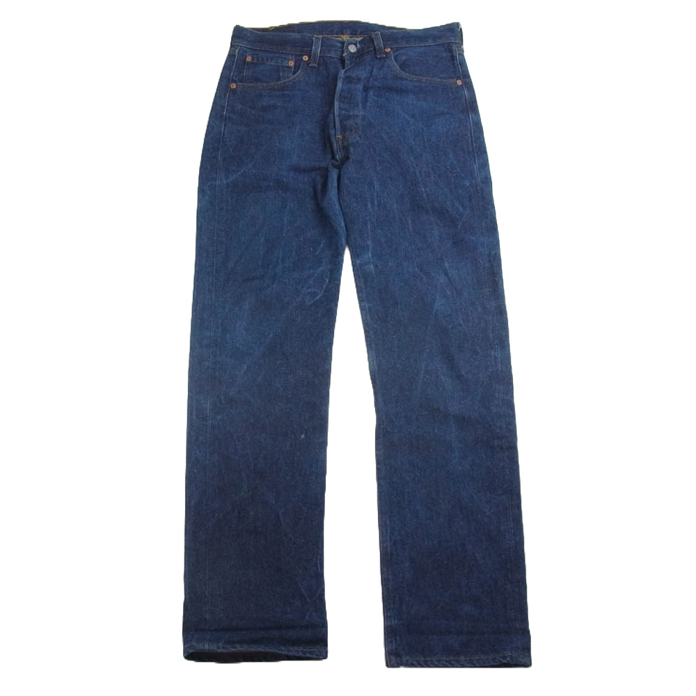 Levi's リーバイス 90s USA製 501 ストレート デニム パンツ インディゴ ボタン裏刻印524 インディゴブルー系 W33L34【中古】