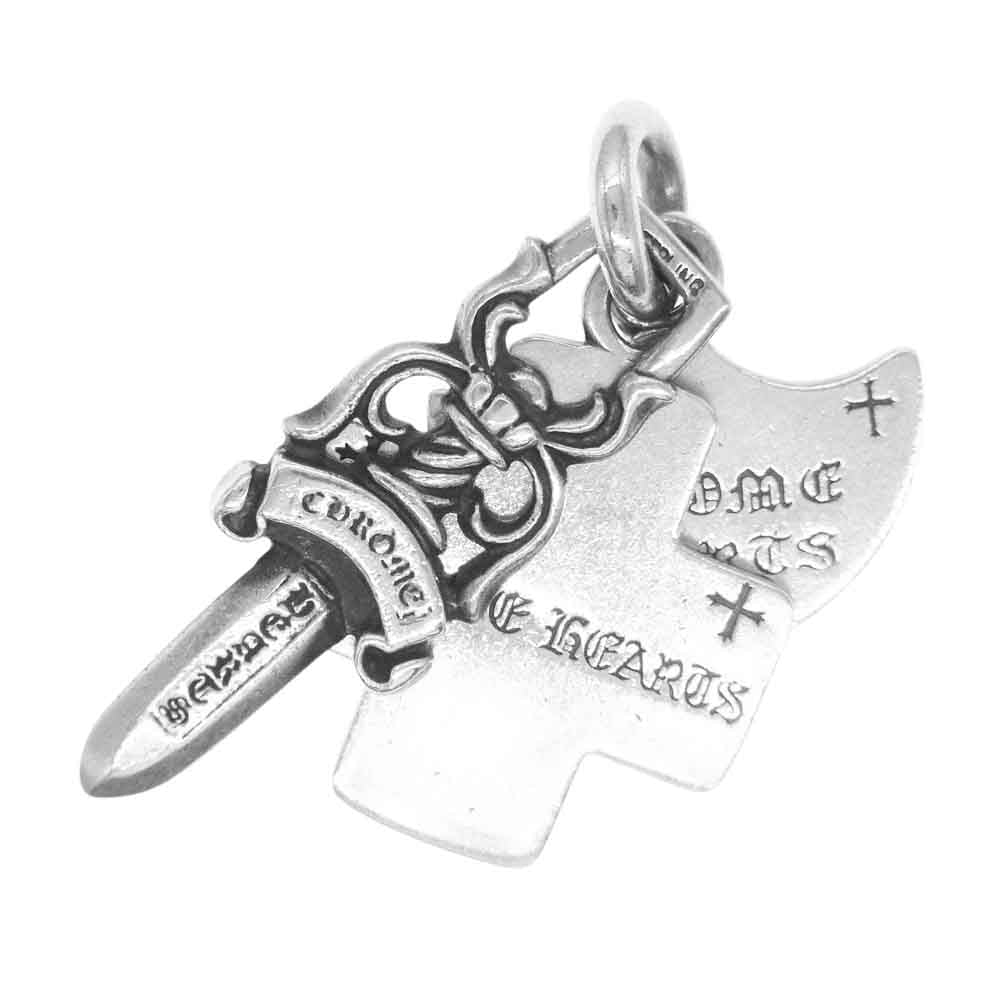 CHROME HEARTS クロムハーツ（原本無） 3TRINKETS 3トリンケッツ スリートリンケッツ ペンダントトップ シルバー系【中古】