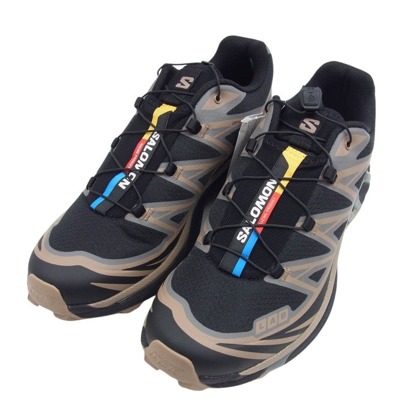 salomon サロモン 475824 XT-6 ブラック ポルタベラ ピューター スニーカー ブラック系 26.5cm【新古品】【未使用】【中古】