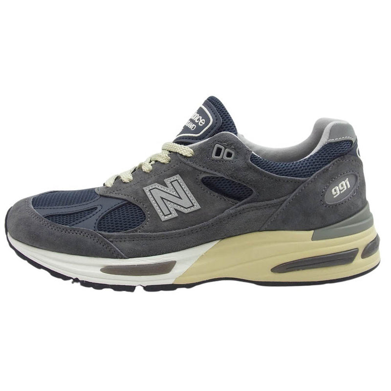 NEW BALANCE ニューバランス U991GG2 英国製 991 v2 GG2 スエード メッシュ スニーカー ネイビー系 グレー系 UK8【新古品】【未使用】【中古】