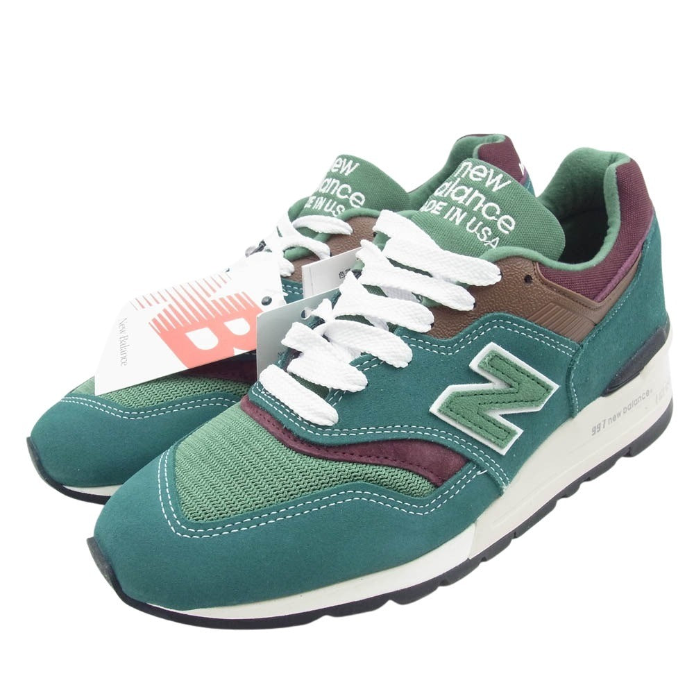 NEW BALANCE ニューバランス U997TB USA製 997 Vintage Teal ヴィンテージティール スニーカー グリーン系 26.5cm【新古品】【未使用】【中古】