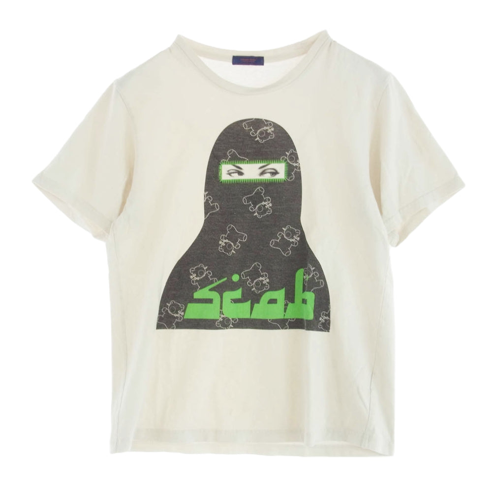 UNDERCOVER アンダーカバー 16SS UCQ3814 SCAB TEE プリント 半袖 Tシャツ ホワイト系 2【中古】