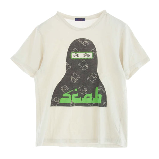 UNDERCOVER アンダーカバー 16SS UCQ3814 SCAB TEE プリント 半袖 Tシャツ ホワイト系 2【中古】