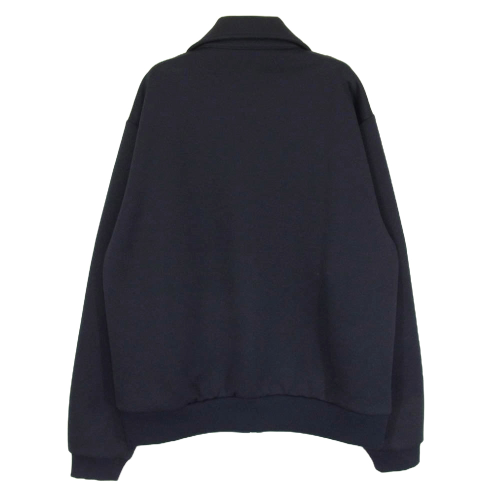 FRED PERRY フレッドペリー ロゴ刺繍 トラック ジャケット ジャージ ネイビー系 S【中古】