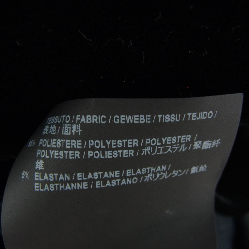 BALENCIAGA バレンシアガ 535814 TWK17 VELVET TRACKSUIT JACKET ベルベット トラックスーツ ジャケット ブラック系 XS【中古】