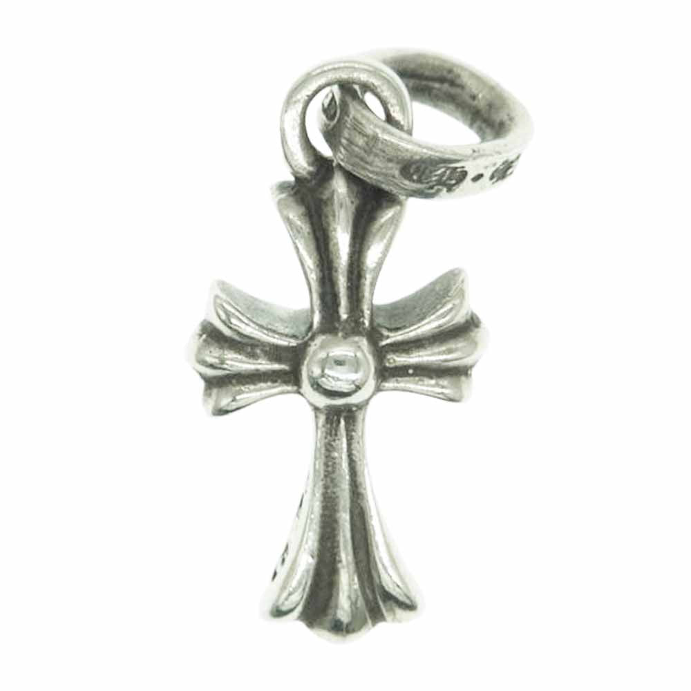 CHROME HEARTS クロムハーツ（原本無） CRS BBYFAT ベイビーファット クロス チャーム ペンダントトップ シルバー系【中古】