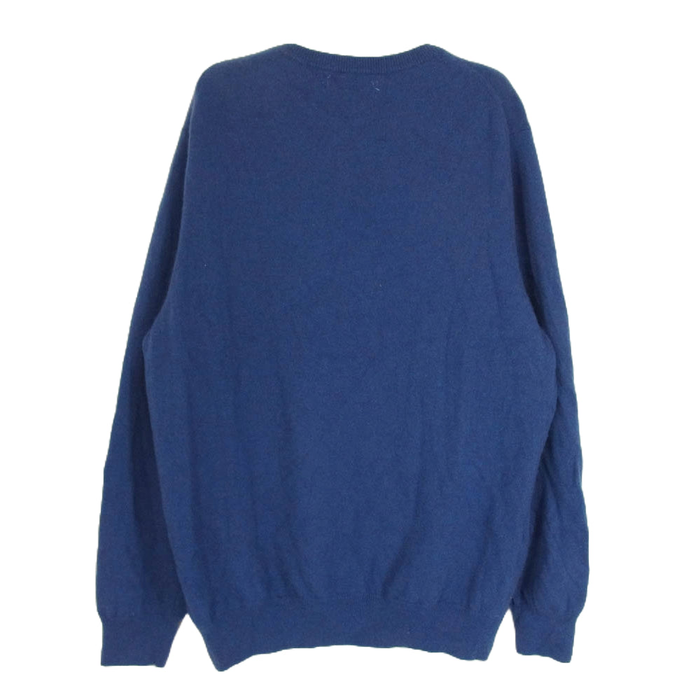 JOURNAL STANDARD ジャーナルスタンダード カシミヤ 100％ クルーネック ニット ブルー系 L【中古】