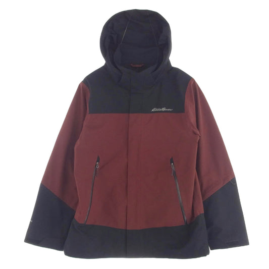 Eddie Bauer エディー・バウアー マウンテン パーカー ナイロン ジャケット ブラック系 ブラウン系 M【中古】