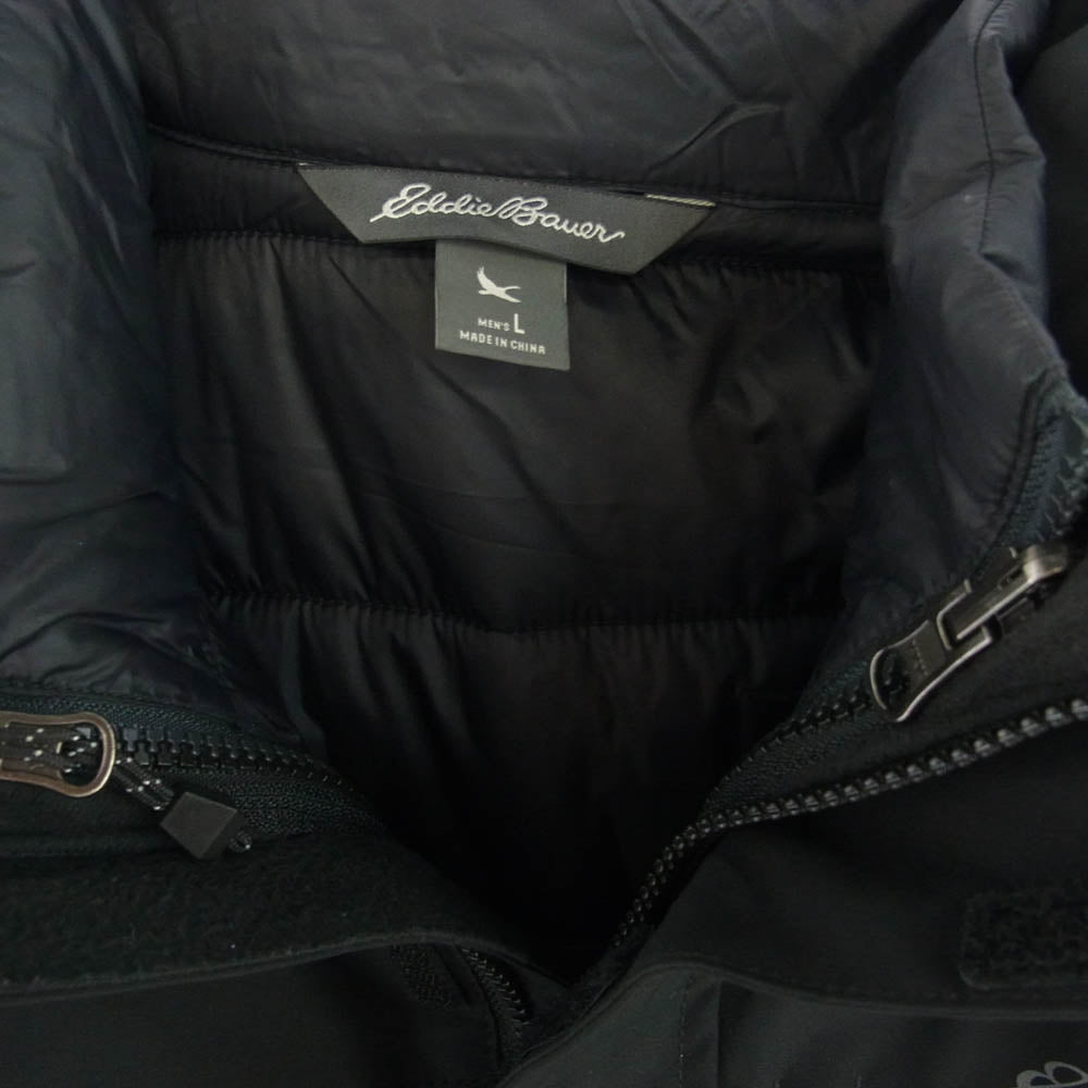 Eddie Bauer エディー・バウアー 01 0164 マウンテン パーカー 中綿 インナー ライニング ジャケット ブラック系 L【中古】