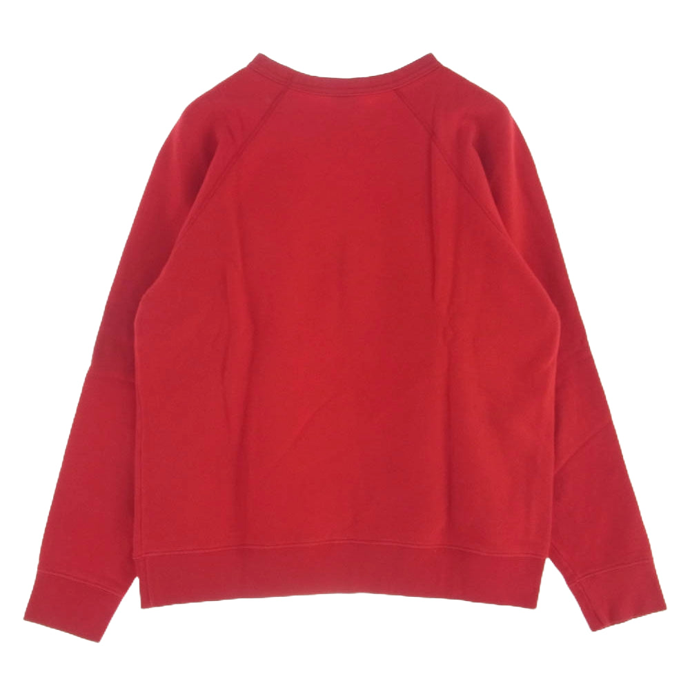 メイヨー スプルース USA製 プリント ラグラン スウェット 赤系 レッド系 M【中古】