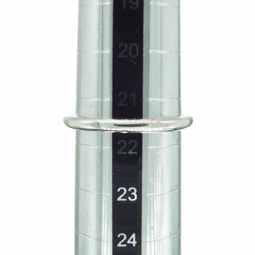 CHROME HEARTS クロムハーツ（原本無） 2024年8月購入レシート付属 BABY CLSC FLORAL CRS RING ベイビークラシック フローラル クロス リング シルバー系 21.5号【中古】