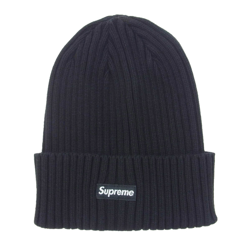 Supreme シュプリーム OVERDYED BEANIE 2 オーバーダイ ニットキャップ ニット帽 ビーニー ブラック系【美品】【中古】