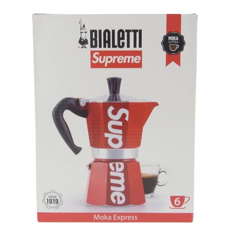 Supreme シュプリーム 19SS 19SS Bialetti ビアレッティ Moka Express モカ エキスプレス コーヒーメーカー レッド系【中古】