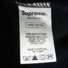 Supreme シュプリーム 18AW COMME des GARCONS SHIRT Split Box Logo Hooded Sweatshirt コムデギャルソン スプリット ボックスロゴ スウェット プルオーバー パーカー ブラック系 M【中古】