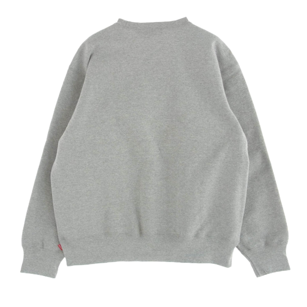 Supreme シュプリーム 22AW Box Logo Crewneck ボックスロゴ クルーネック スウェット トレーナー グレー系 M【極上美品】【中古】