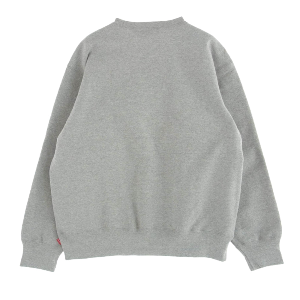 Supreme シュプリーム 22AW Box Logo Crewneck ボックスロゴ クルーネック スウェット トレーナー グレー系 M【極上美品】【中古】